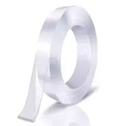 1 rollos de cinta de montaje de doble cara, tiras de cinta de pared transparente
