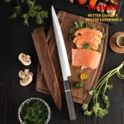 Chef Knife Japanese Yanagiba Long Blade Sashimi Sushi Home Kitchen Tool Saya