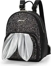 [BESMART] Cute Toddler Backpack for Little Girls, Luxury Mini Backpack with Cute Rabbit Ears and Flash Design, Little Girls Backpacks for Preschool Kindergarten Kids