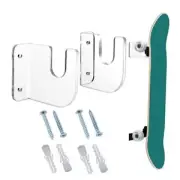 1 Pairs with Screws Skateboard Wall Rack Skateboard Wall Mount Holder Universal