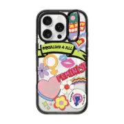 iPhone 16 Pro Impact Ring Stand Case MagSafe Compatible Equality 4 All by Quotes by Christie