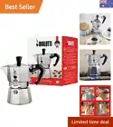 Moka Express: Iconic Stovetop Espresso Maker, Makes Real Italian Coffee, Moka...