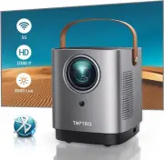 TOPTRO Mini Projector, 8000 Lumen Portable Projector 1080P Supported, 5G WiFi Bl