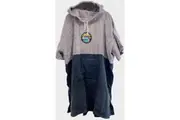 Moana Road: Towel Hoodie - Black/Grey (Large)