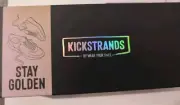 Kickstrands Shoelaces Glitter Stay Gold Aglets By Wear Your Sole NIB