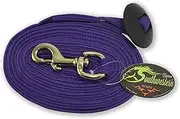 Southwestern Equine 24' Flat Cotton Web Lunge Line with Bolt Snap & Rubber Stop
