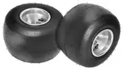 2pc 11x7.10-5 Go Kart Rear Wheel Rim & Tyre 5" Slick 11x710-5 Drift Racing cart