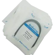 10Pk Los alambres de ortodoncia dental rectangular oval arco de acero inoxidable