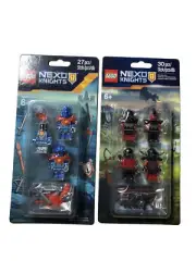 LEGO - Set of (2) Nexo Knights #853676 & 853516 (7) Figures RETIRED NEW