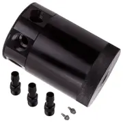 [MaXpeedingrods] Auto Racing Baffled 3-Port Oil Catch Can/Tank/Air-Oil Separator Kit