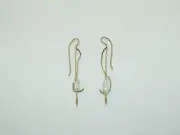 10k Yellow Gold Freshwater Pearl Earrings