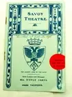 Savoy Theatre "The Mikado" or the Town of Titipu Program London Sept.17,1908
