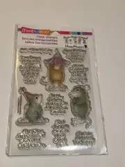 STAMPENDOUS House Mouse Clear Stamp Set *Friend Wishes* 2016