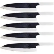 Lot of 5 Handmade Stainless Steel Chef Blank Blade for knife making | DIY