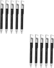 CANIGHT 2sets Screwdriver Pens Multi Function Tool Pens for DIY Projects Writing and Repairs Sleek Design with Ruler Level Gauge and Screwdriver Functions for 5pcs*2