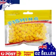 100Pcs Corn Smell Soft Bait Fake Corn Buoyancy Bait Fishing Accessories (Yellow)