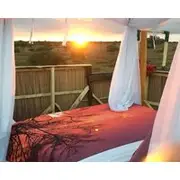 Beautiful Sunset Star Bed Amboseli Camp