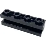 【正版樂高零件】LEGO 2653 BRICK (黑色) ,MODIFIED 1 X 4 WITH GROOVE