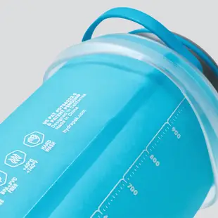 【Hydrapak 美國】STASH 1L 可擠壓式圓盤軟式水壺 遠古灰 (G121M)