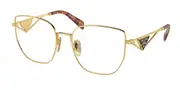 Prada PR A54VD Asian Fit 5AK1O1 Women’s Glasses Gold Size 55 - Private Health Rebate - Blue Light Block Available