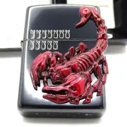 Venom Scorpion Big Metal Black Red Zippo Oil Lighter 2024 MIB