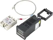 Hilitand 0 ℃ ~ 400 ℃ Alarm REX-C100 Digital Intelligent Thermostat LED PID Temperature Controller Kits AC110V-240V
