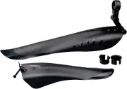 Cycling MTB Mudguard Mud Guard Mountain Bike Bicycle Fender Front Rear Tyre, Bla