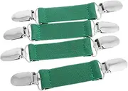 NAMOARLY Elastic Trouser Fixing Clips 4 Pack Leg Clip Holders for Cycling Sports and Daily Use