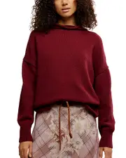 Free People Wtf Torres Roll Neck Sweater