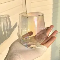 在飛比找蝦皮購物優惠-審美玻璃杯玻璃杯玻璃杯 300ml mojito 彩色威士忌
