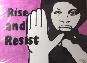 Rise And Resist Pop Art Drawing By Brandy Devoid Original Signed