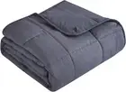 20lbs Queen Size Weighted Blanket - All-Season Cooling Microfiber Comfort