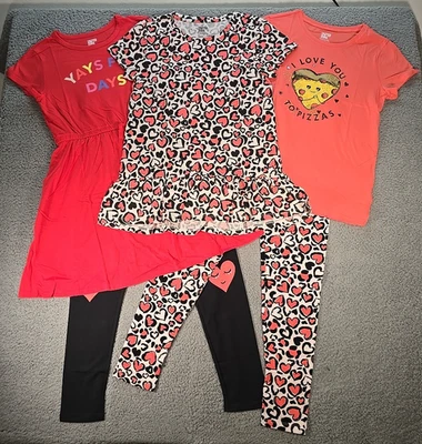 Spotted Zebra 5 PCS Girls Size XXL (14-16) Mix & Match Outfits-Dress, Leggings