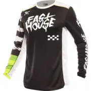 Fasthouse Grindhouse Jester Jersey, Black/White/Yellow