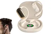 Wireless Earbud Bluetooth Compatible 5.4 Sports Earhook Earphone Earbuds-Khaki