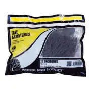 Woodland Scenics Deciduous Tree Armatures Pack 3-5" (Qty 28)