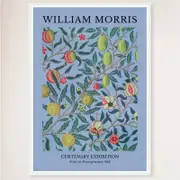 Galrie William Morris 1862 Centenary Exhibition Pomegranate Print Timeless Elegance, White Frame, A1 60 x 84cm (23 x 33inch)