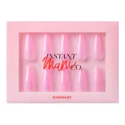 [INSTANT-MANI] Stardust Pink Glitter Press On Nails Set