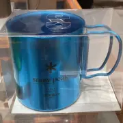 Snow Peak Titanium Mug 450 Double Blue Japan Free Ship