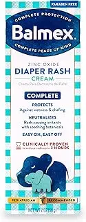 Balmex Complete Zinc Oxide Protection Diaper Rash Cream, 2 Oz