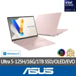 【ASUS 華碩】特仕版 14吋輕薄AI筆電(VIVOBOOK S S5406MA/ULTRA 5-125H/16G/改裝1TB SSD/WIN11/OLED/EVO)