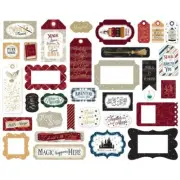 Echo Park ~ WITCHES & WIZARDS 2 ~ Frames & Tags Die Cuts
