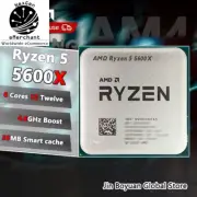 AMD Ryzen 5 5600X 3.7GHz 6-Core 12-Thread CPU - 7nm, 65W, AM4, L3 32MB