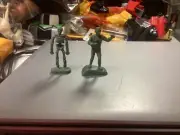 Lionel Part ~ Green Zombie ~ and Skeleton figure from zombie set