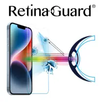 在飛比找momo購物網優惠-【RetinaGuard 視網盾】iPhone 14 Plu