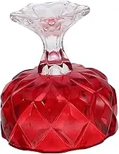 Generic Ice Cream Glass Dessert Clear Glasses Trifle Bowl Small Glass Bowls Small Clear Glass Bowls Ice Cream Sundae Glasses Glass Ice Cream Cups Pudding Cup Vintage Glassware Red