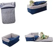Sosoport Sofa Bed Dog Beds for Medium Dogs Pet Beds for Large Dogs Dog Beds Furniture Small Dog Bed Dog Beds for Small Dogs Dog Beds for Large Dogs Dog Couch Multifunctional Dog Kennel Blue