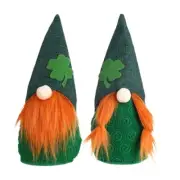 Couple Dolls Christmas Ornaments Faceless for Hand Made Figurines Gnome Dec