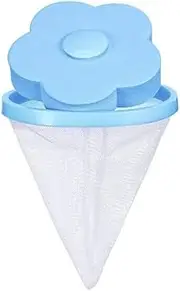 Washing Machine Filter Bag Floating Lint Hair Catcher Mesh Pouch Laundry Tool (1PCS Blue)