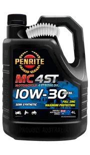 Penrite MC-4ST 10W-30 Semi Synthetic 4L -MC4SEMI10W30004